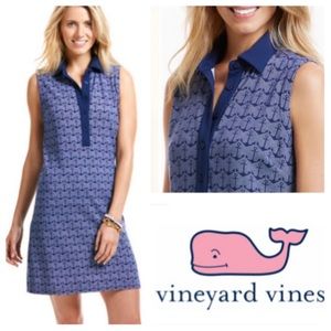 🌿Vineyard Vines Anchor Shirtdress Wicking Fabric